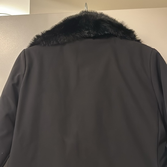 New With Tags Invicta Faux fur black Winter Jacket sz L - Picture 6 of 8